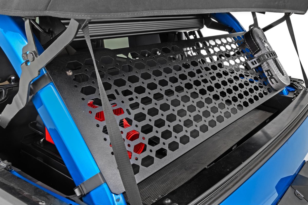 Ford Bronco Molle Mounting Panel - Rear - Rough Country - '21-'25